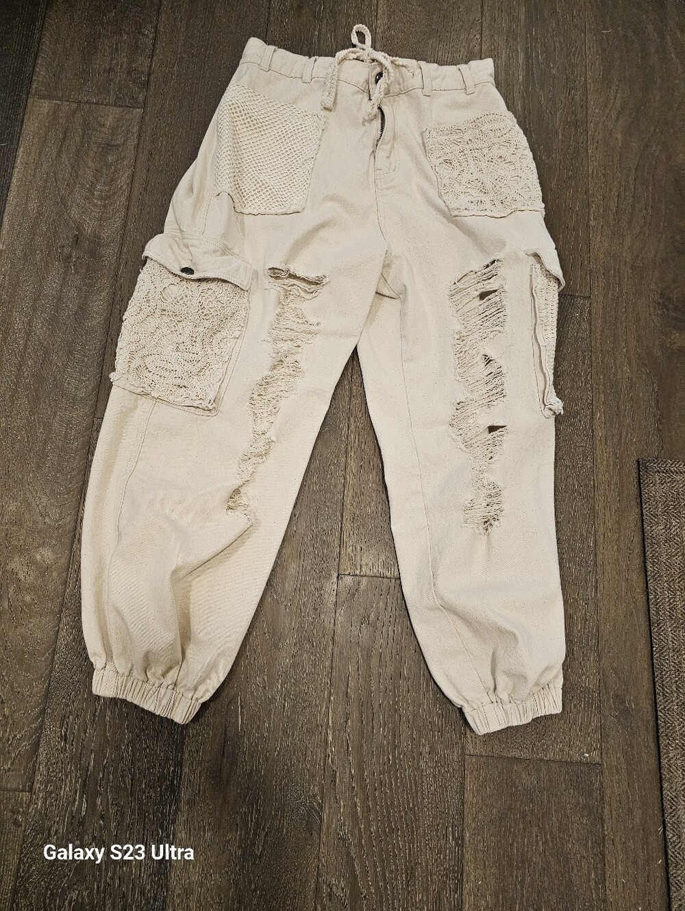 POL Biege Boho Pants Sz M